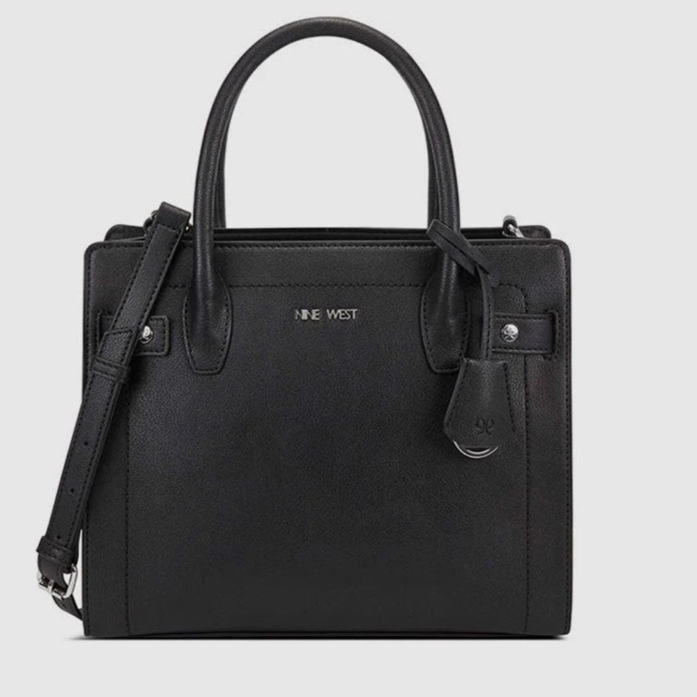 Nine West Bettina Satchel Handbag with Crossbody Strap NEW